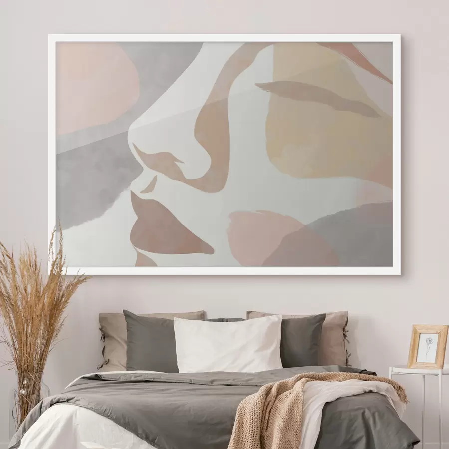 Fototapety Abstraktná minimalistická tvár f47777