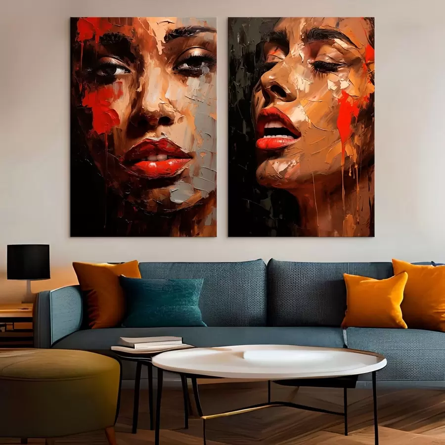 Obraz Fragmentovaný pohľad m01307