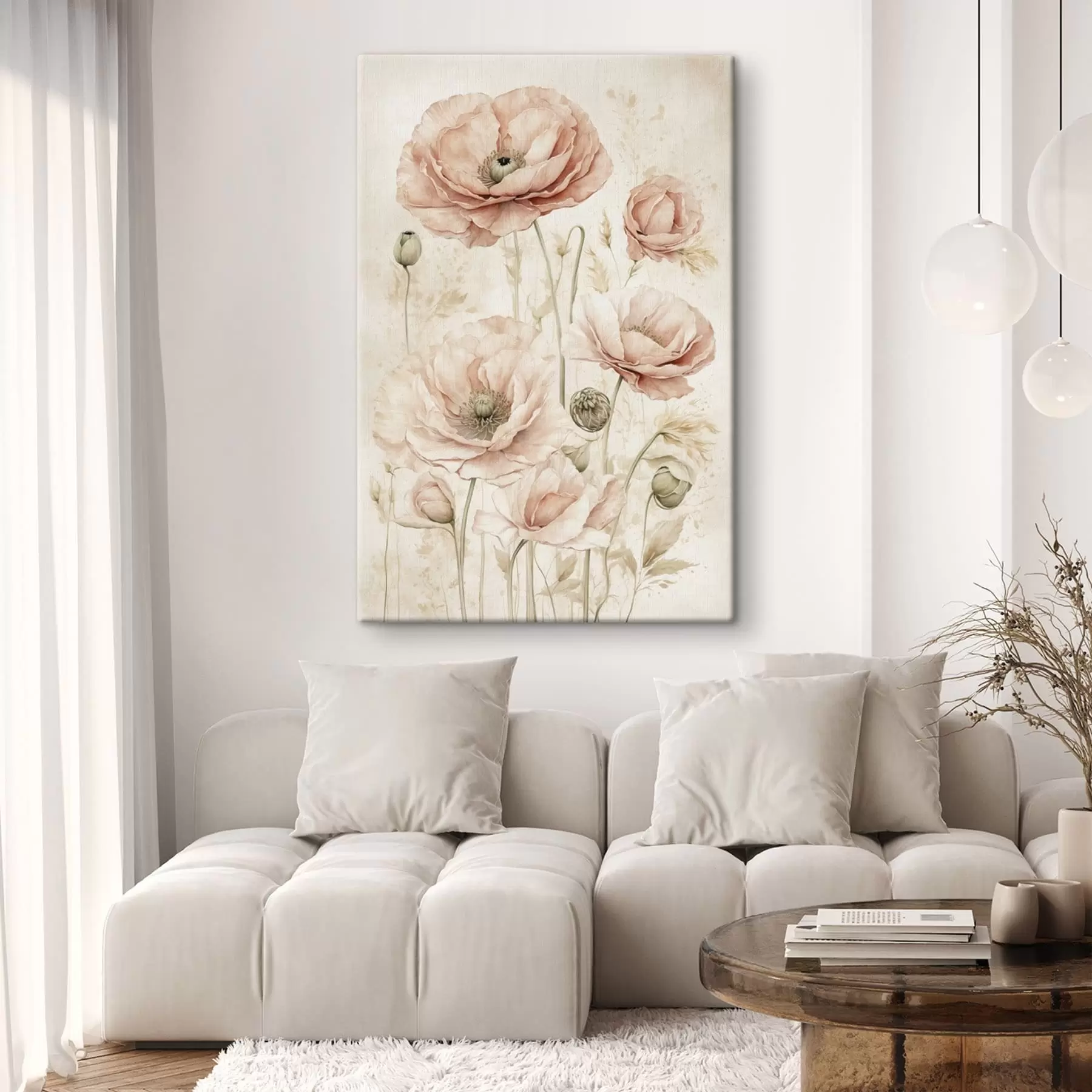 Obraz Jemné kvety v svetloružových odtieňoch s47756