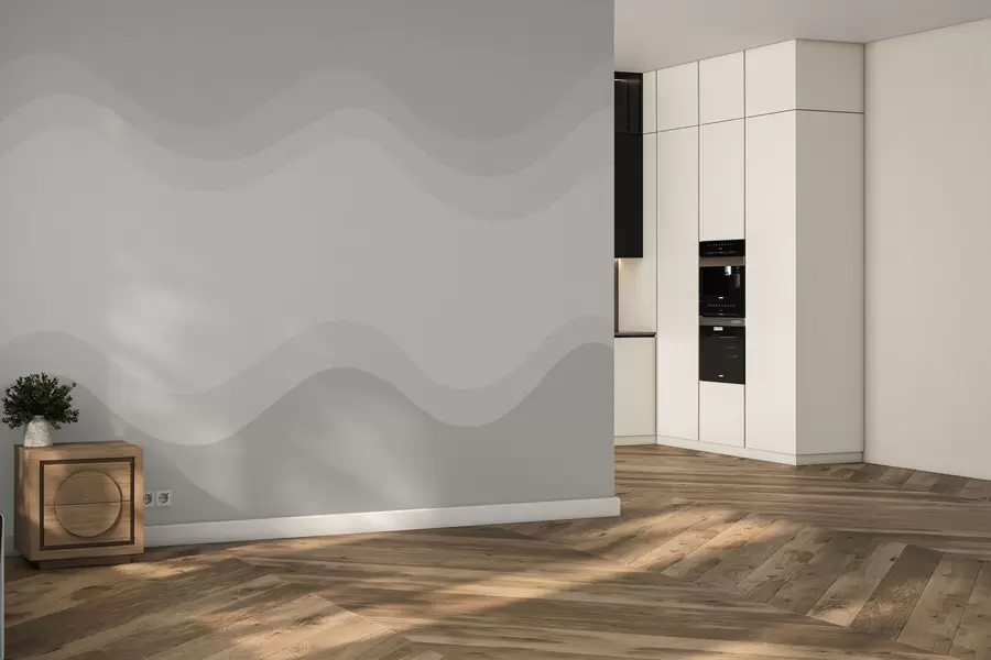 Fototapety Abstraktné vlny v neutrálnej béžovej palete w05132v3