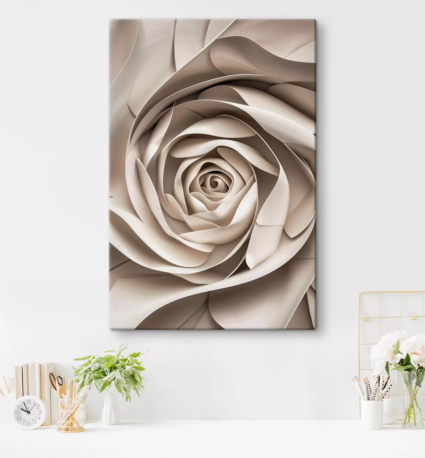 Obraz Veľká abstraktná ruža s47825