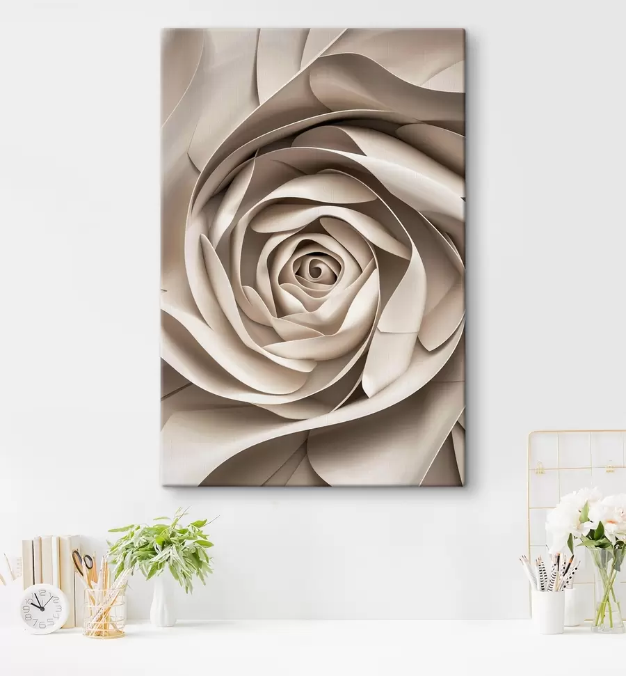 Obraz Veľká abstraktná ruža s47825