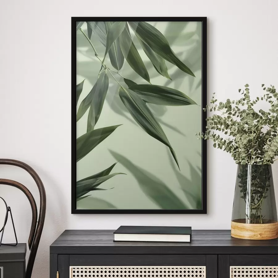 Fototapety Bambusové listy f47814