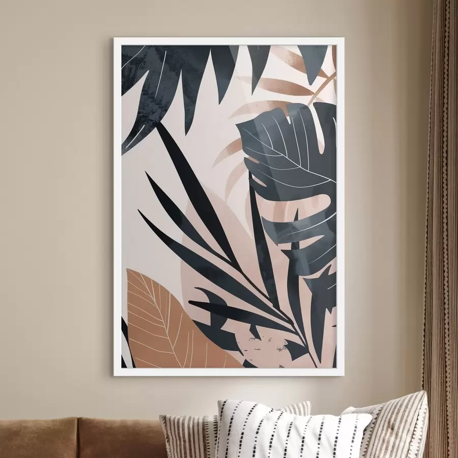 Fototapety Rôzne tropické listy f47822