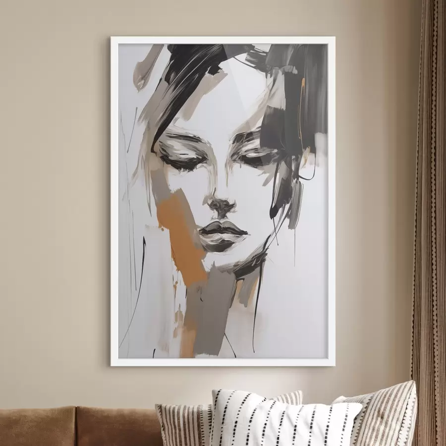 Fototapety Abstraktný portrét dievčaťa f47801