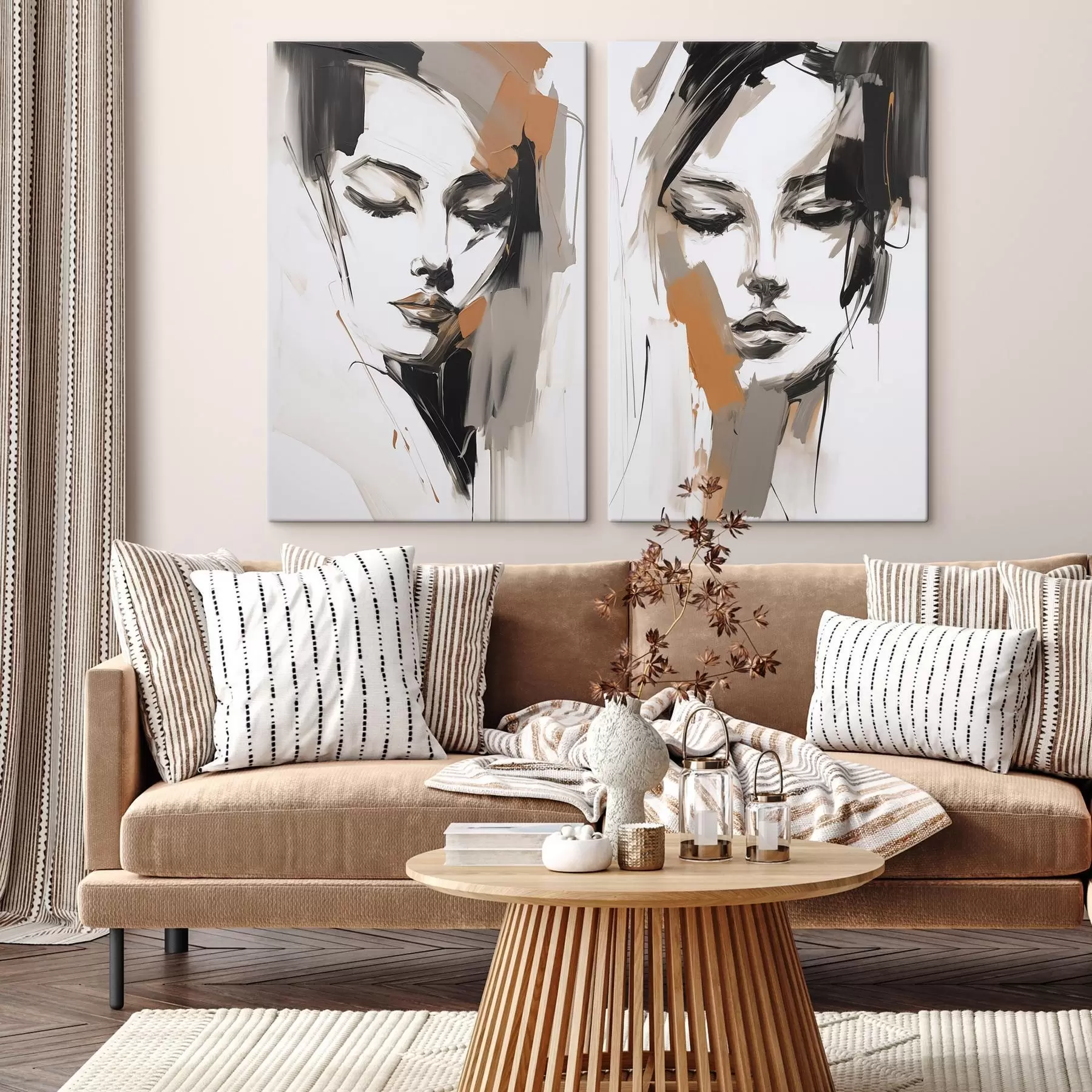 Obraz Abstraktný portrét dievčaťa m30004