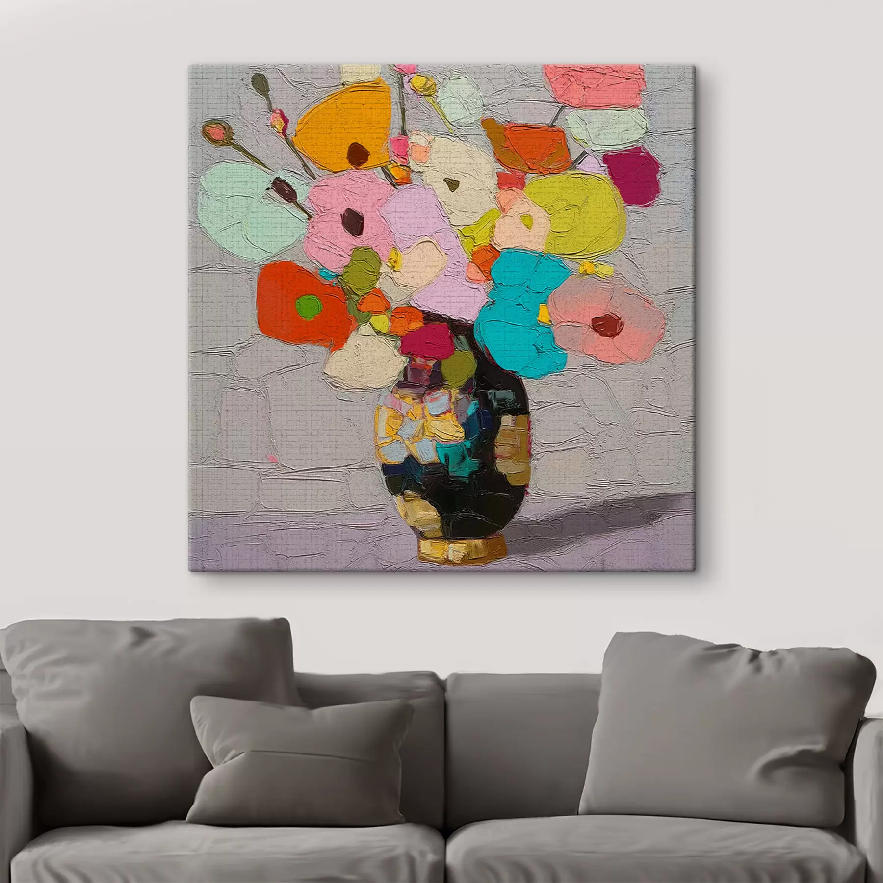 Obraz Kvetinová výzdoba vo váze s47827