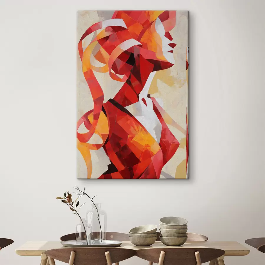 Fototapety Abstraktný ženský portrét s47832