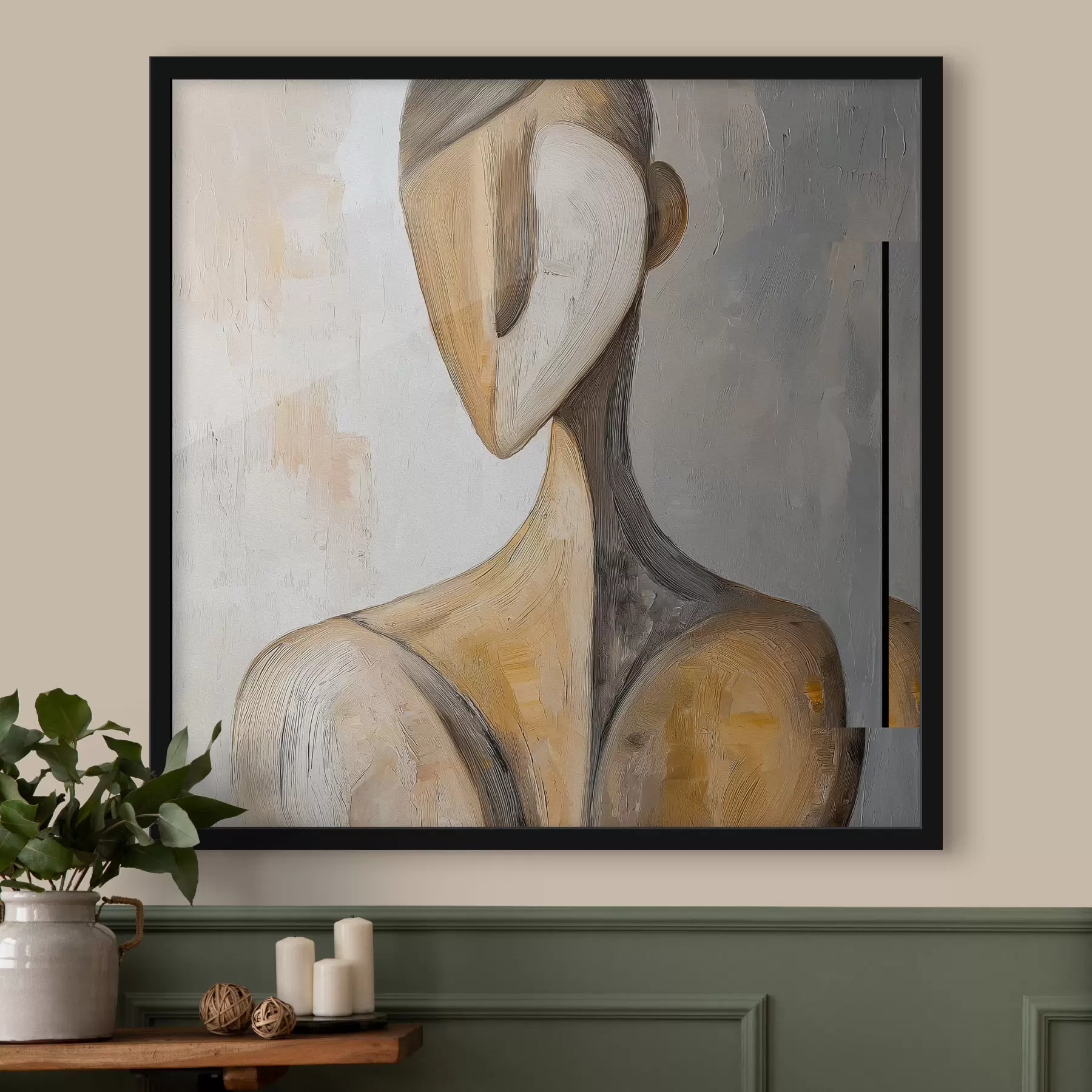 Fototapety Štylizovaná ženská postava f47838