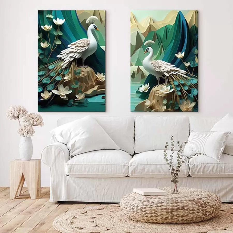 Obraz Krásne pávy m30020