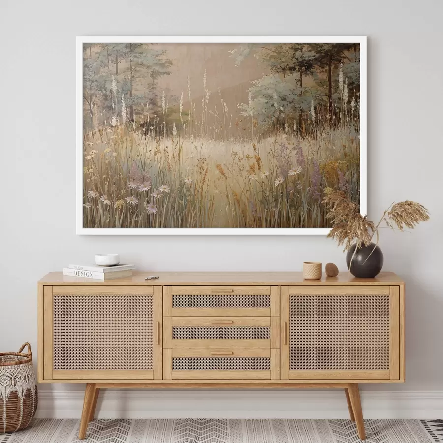 Fototapety Divoké kvety na trávniku f47887