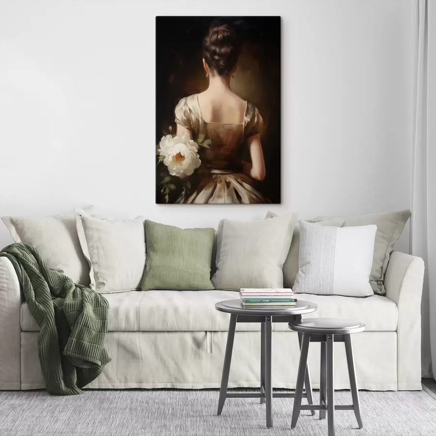 Obraz Portrét ženy zozadu s47921