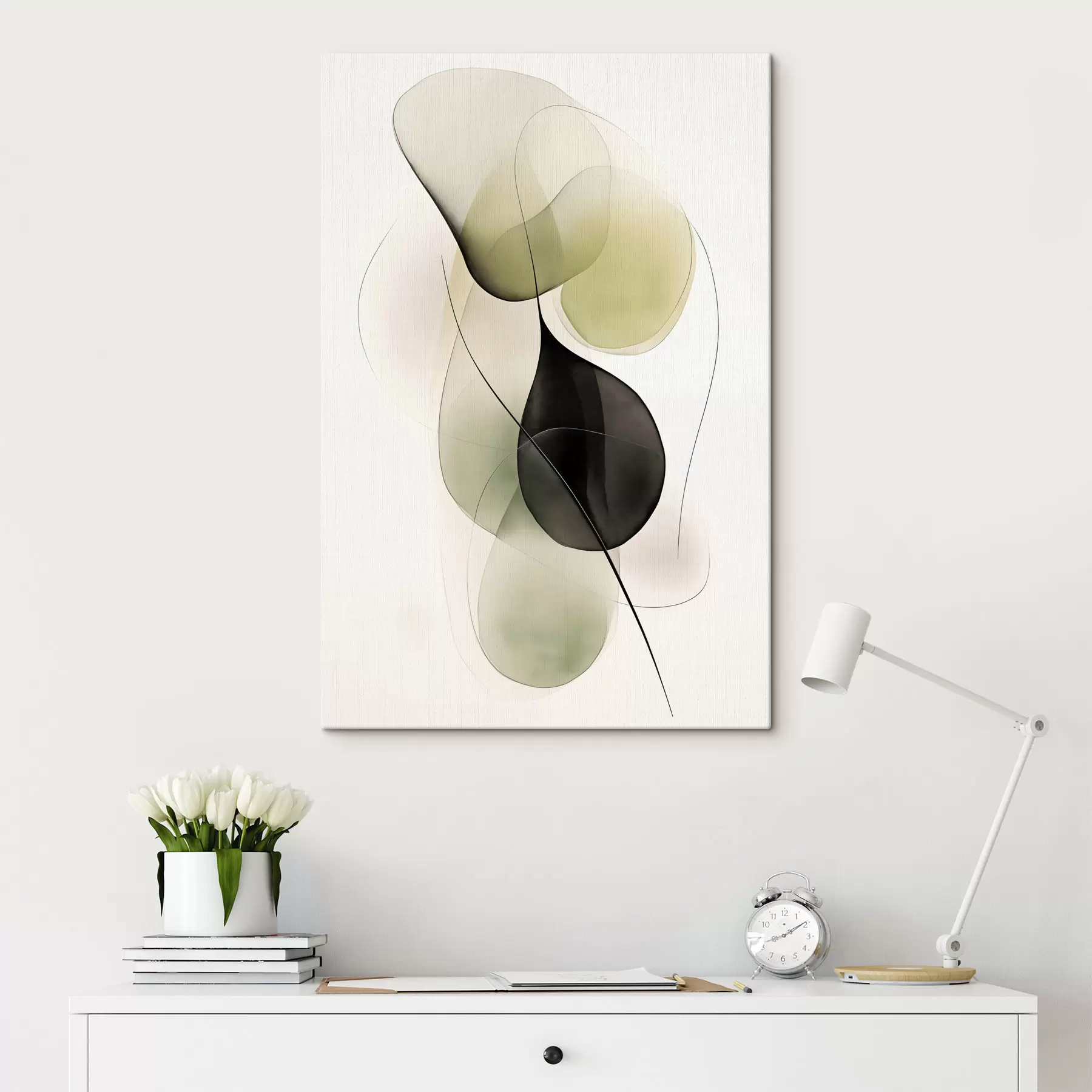 Obraz Abstraktné línie a tvary s47925