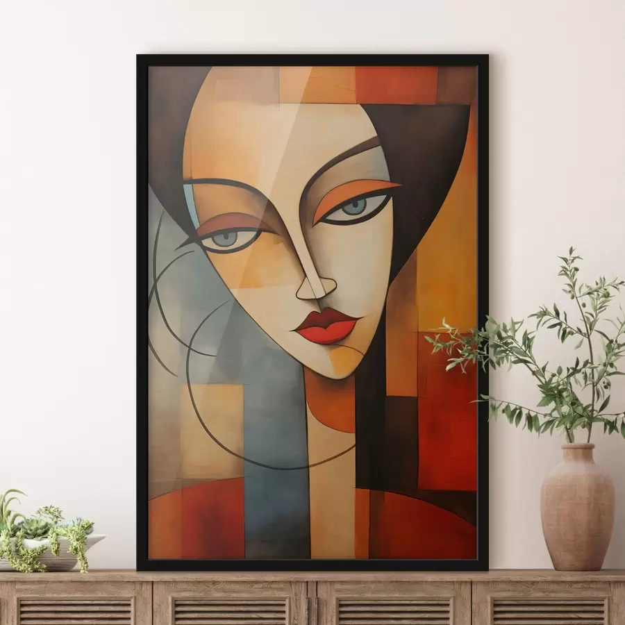 Fototapety Abstraktný ženský portrét f47907