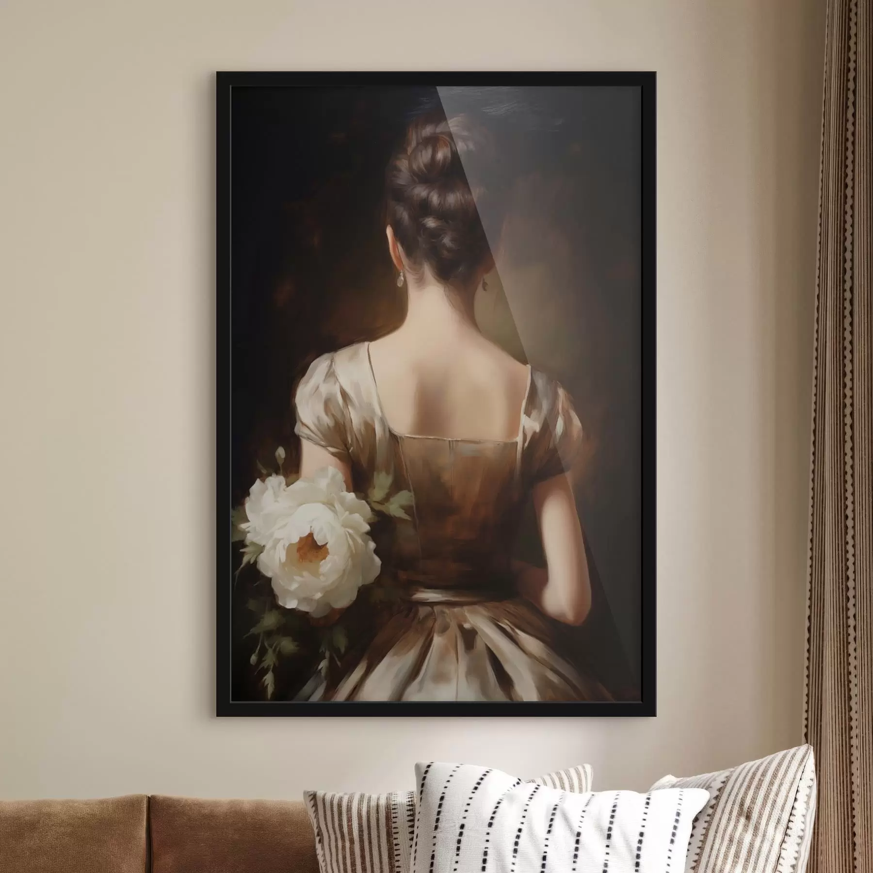 Fototapety Portrét ženy zozadu f47921