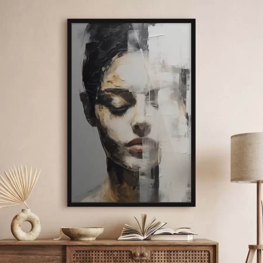 Fototapety Abstraktný ženský portrét f47928