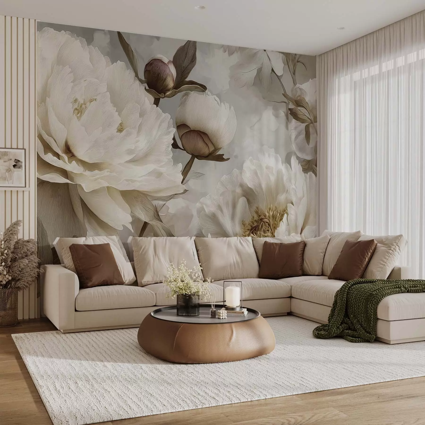 Fototapety Veľké pivonky w09689