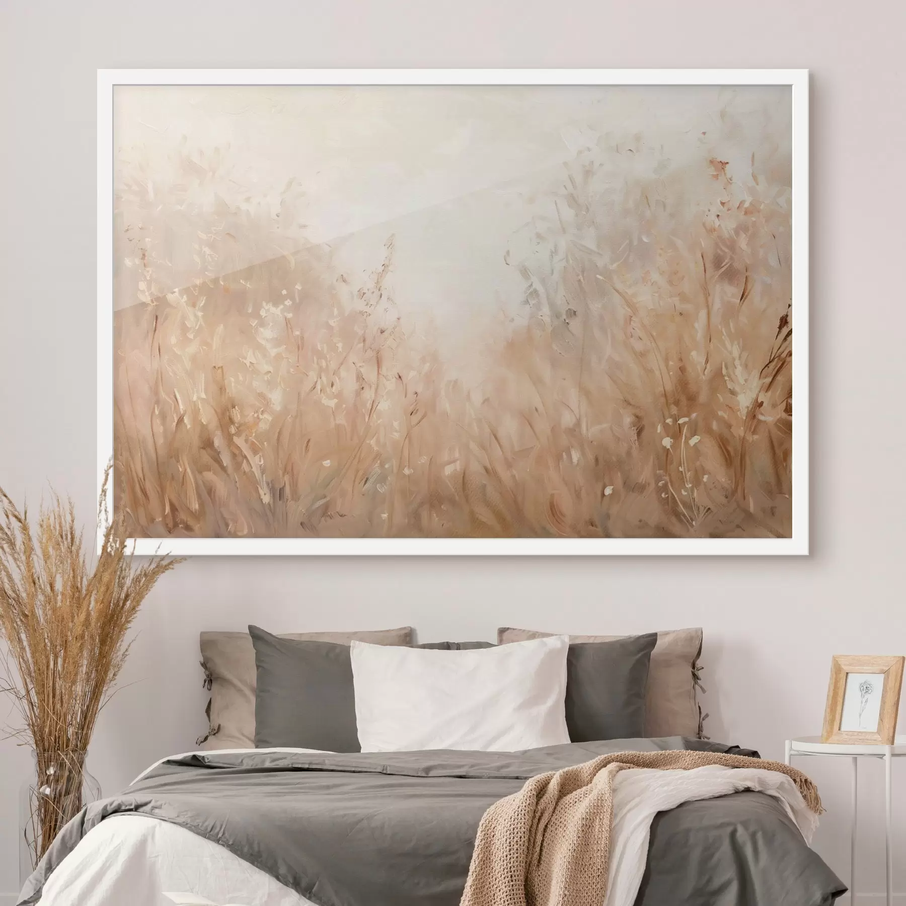 Fototapety Rozmanitosť poľných rastlín, imitácia olejomaľby f48005