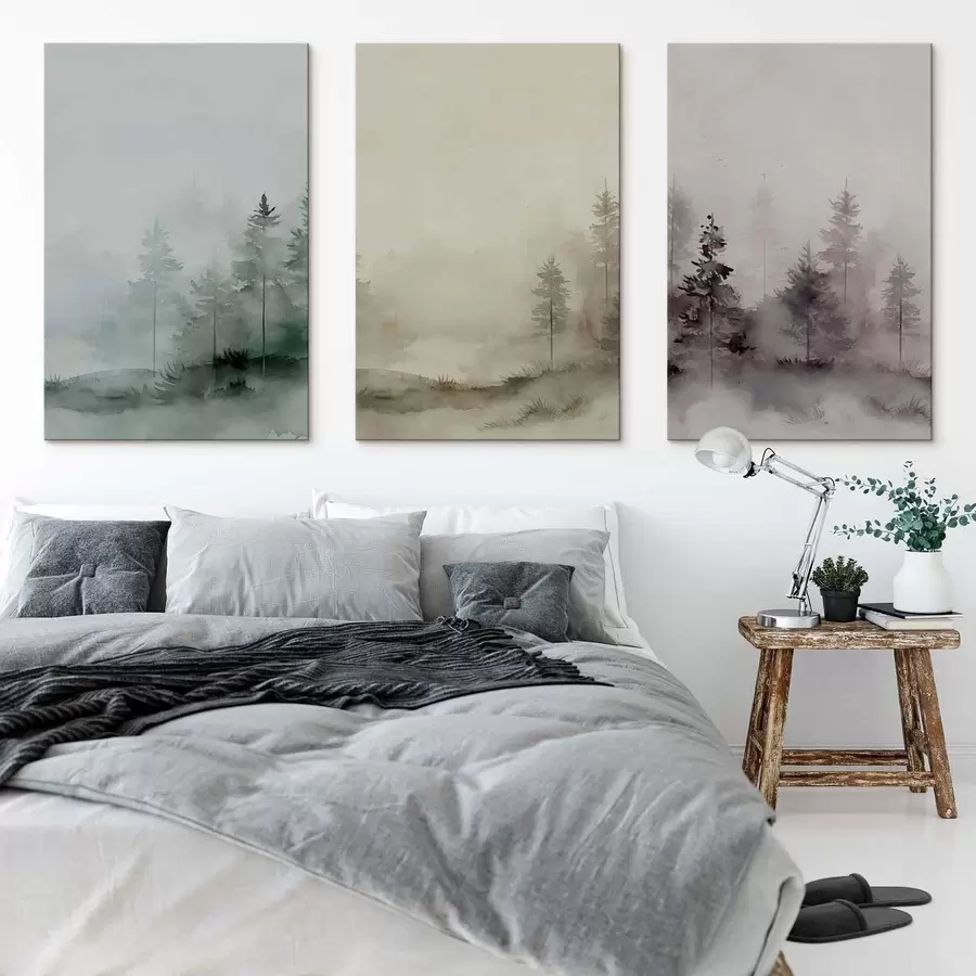 Obraz Rozmanitosť ihličnatých lesov m30044