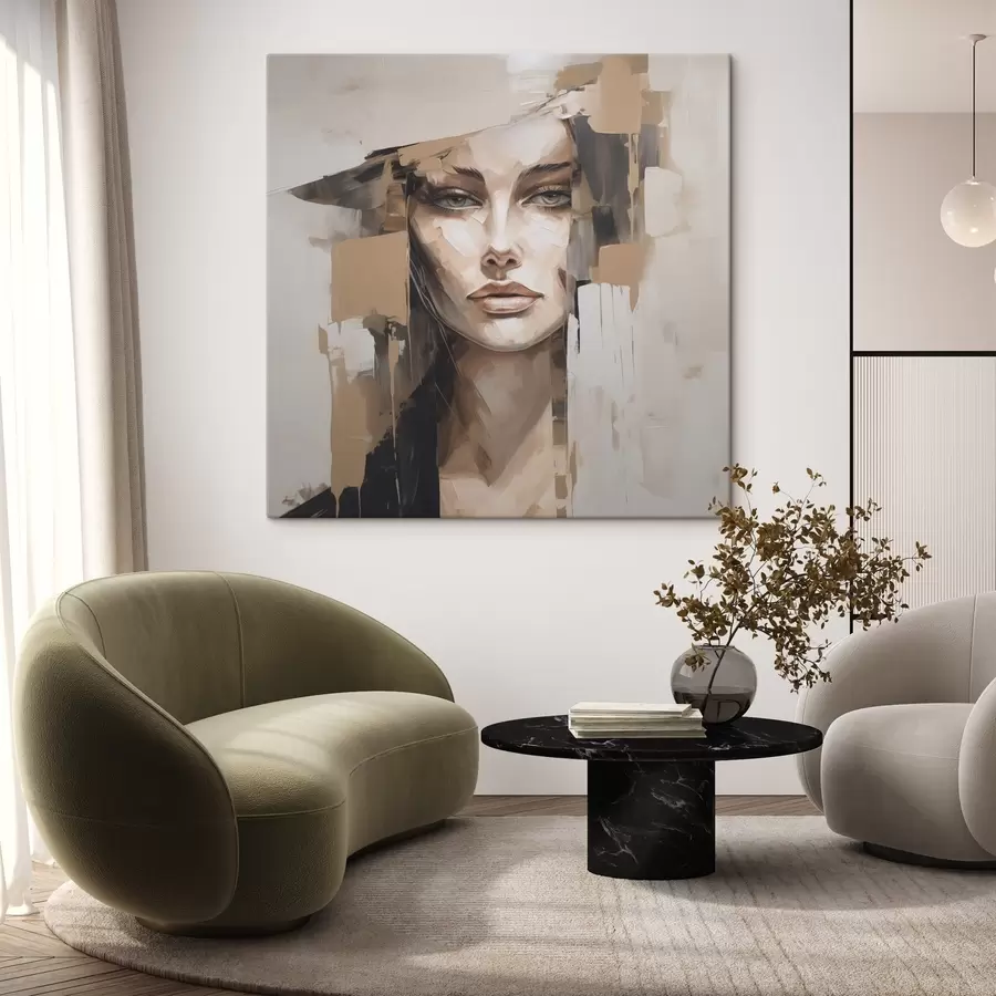 Obraz Abstraktný portrét s48051