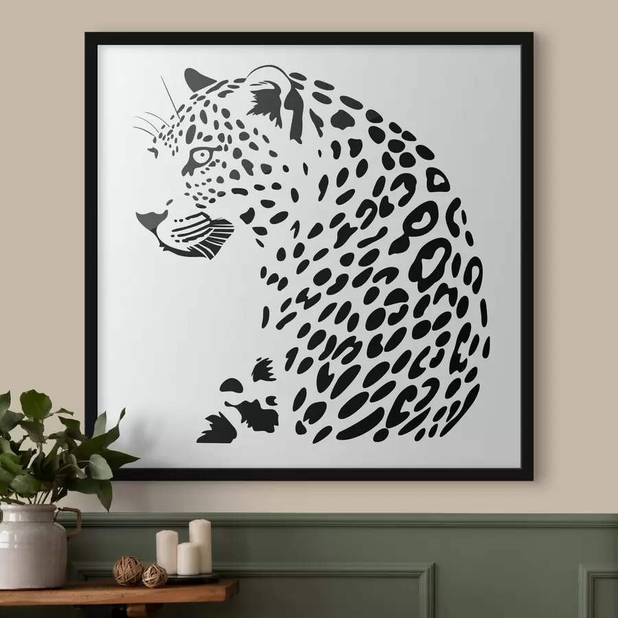 Fototapety Leopard f48040