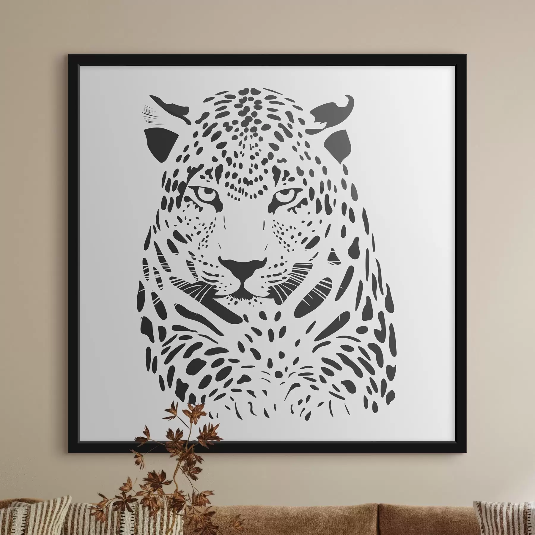 Fototapety Leopard f48041