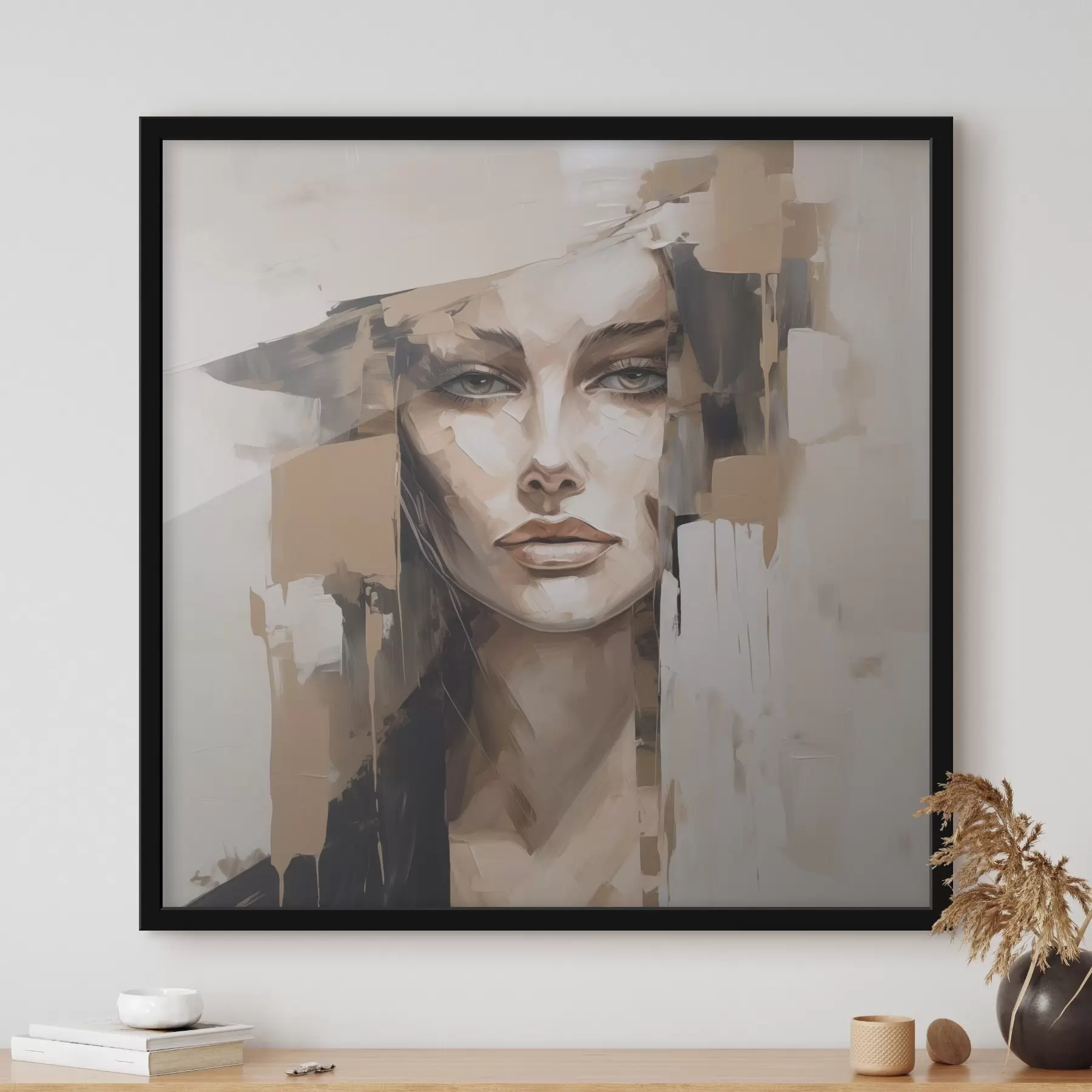 Fototapety Abstraktný portrét f48051