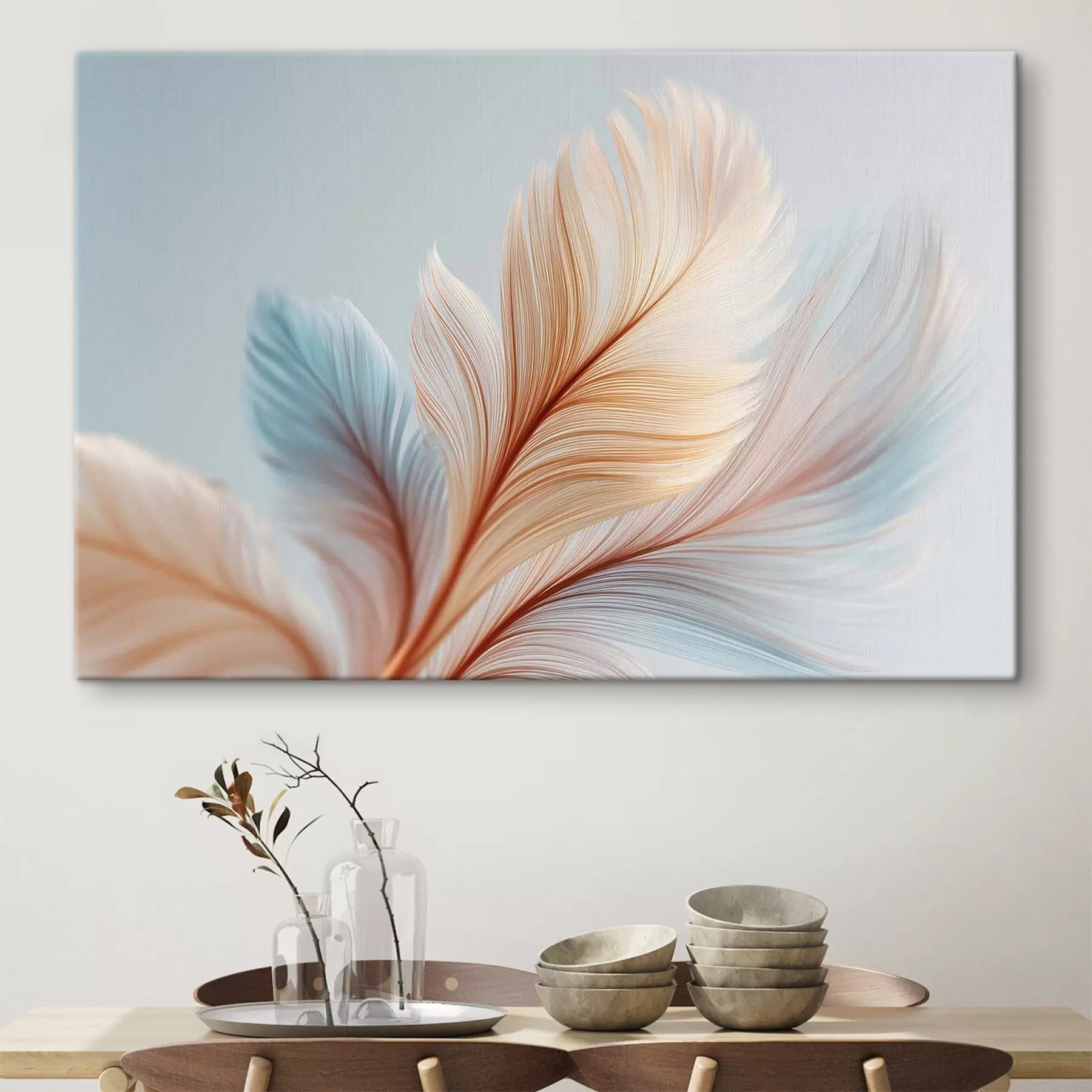 Obraz Viacfarebné perie s48110