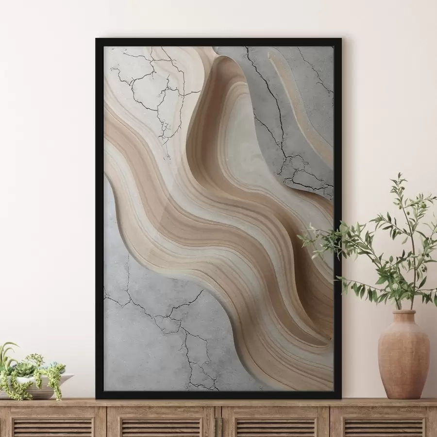 Fototapety Drevo a ľahký betón, imitácia f48104