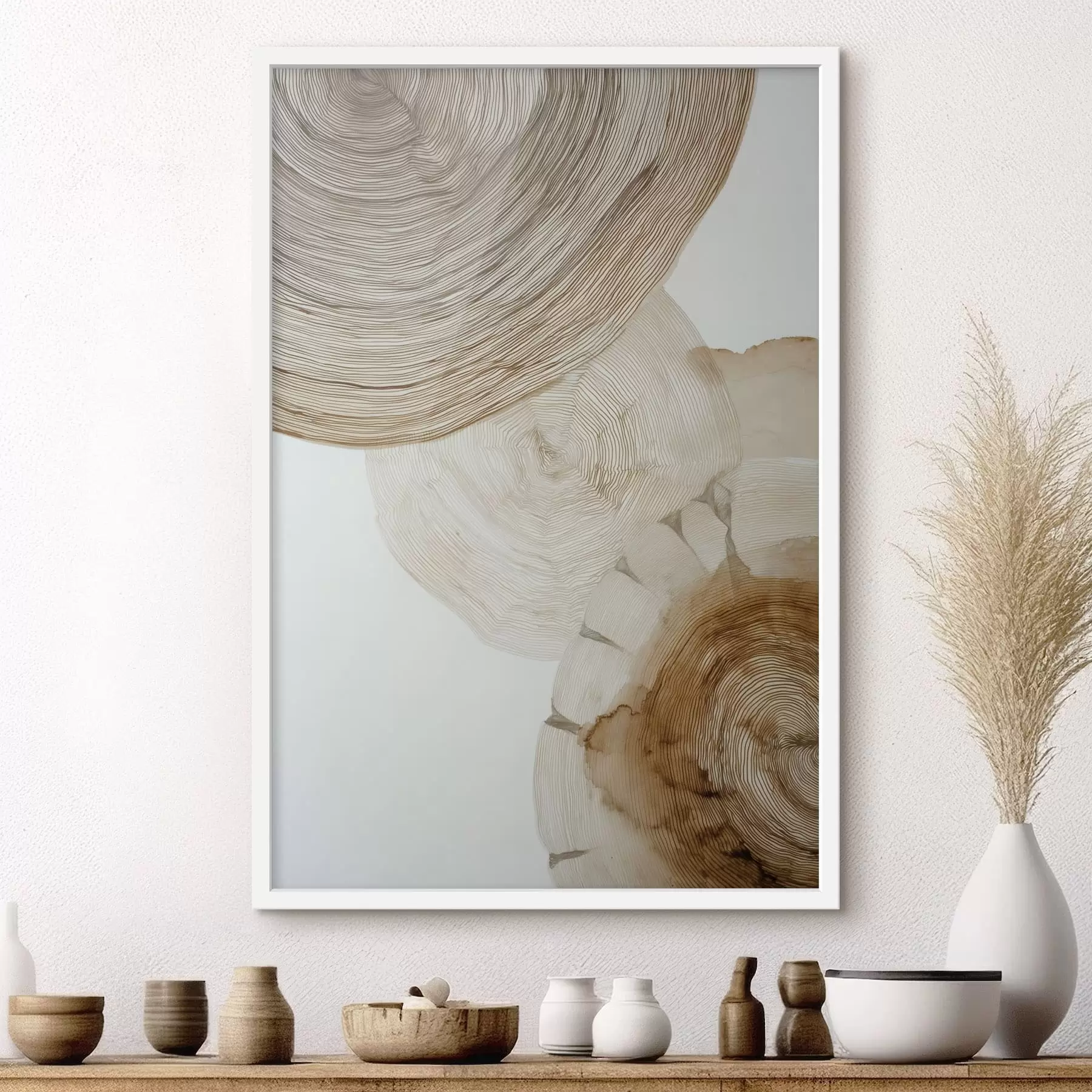 Fototapety abstraktné ročné kruhy stromov f47933