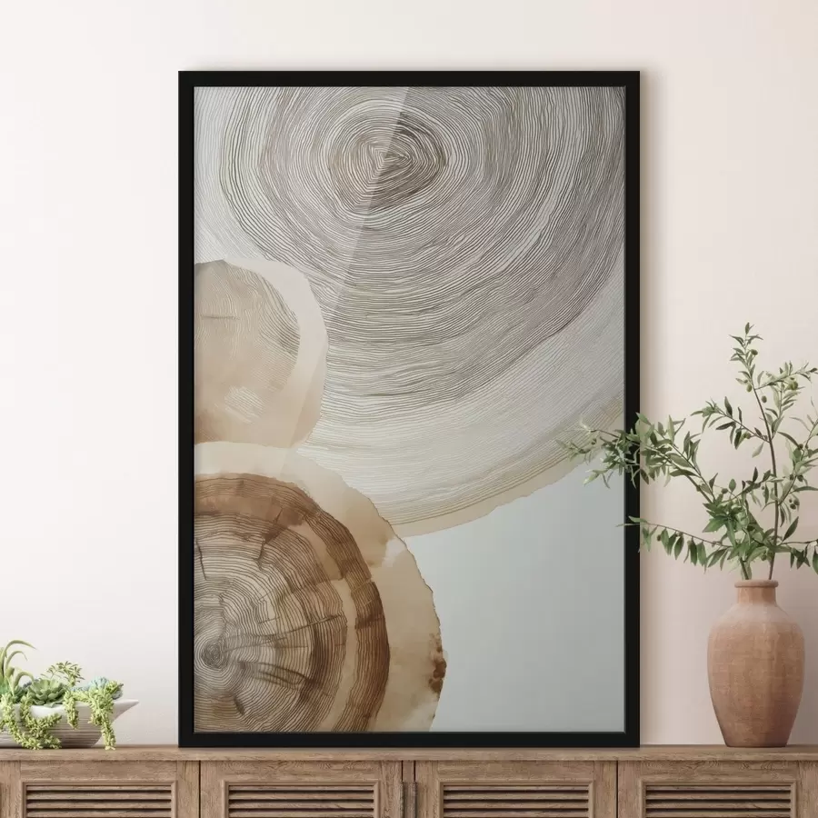 Fototapety abstraktné ročné kruhy stromov f47934