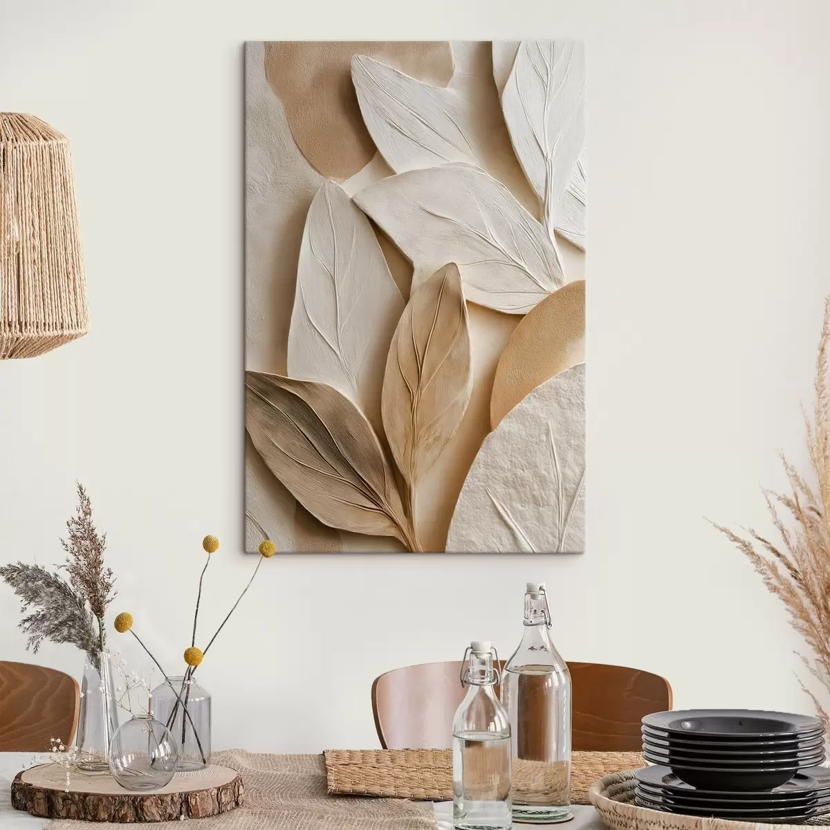 Obraz Abstraktné listy s48123