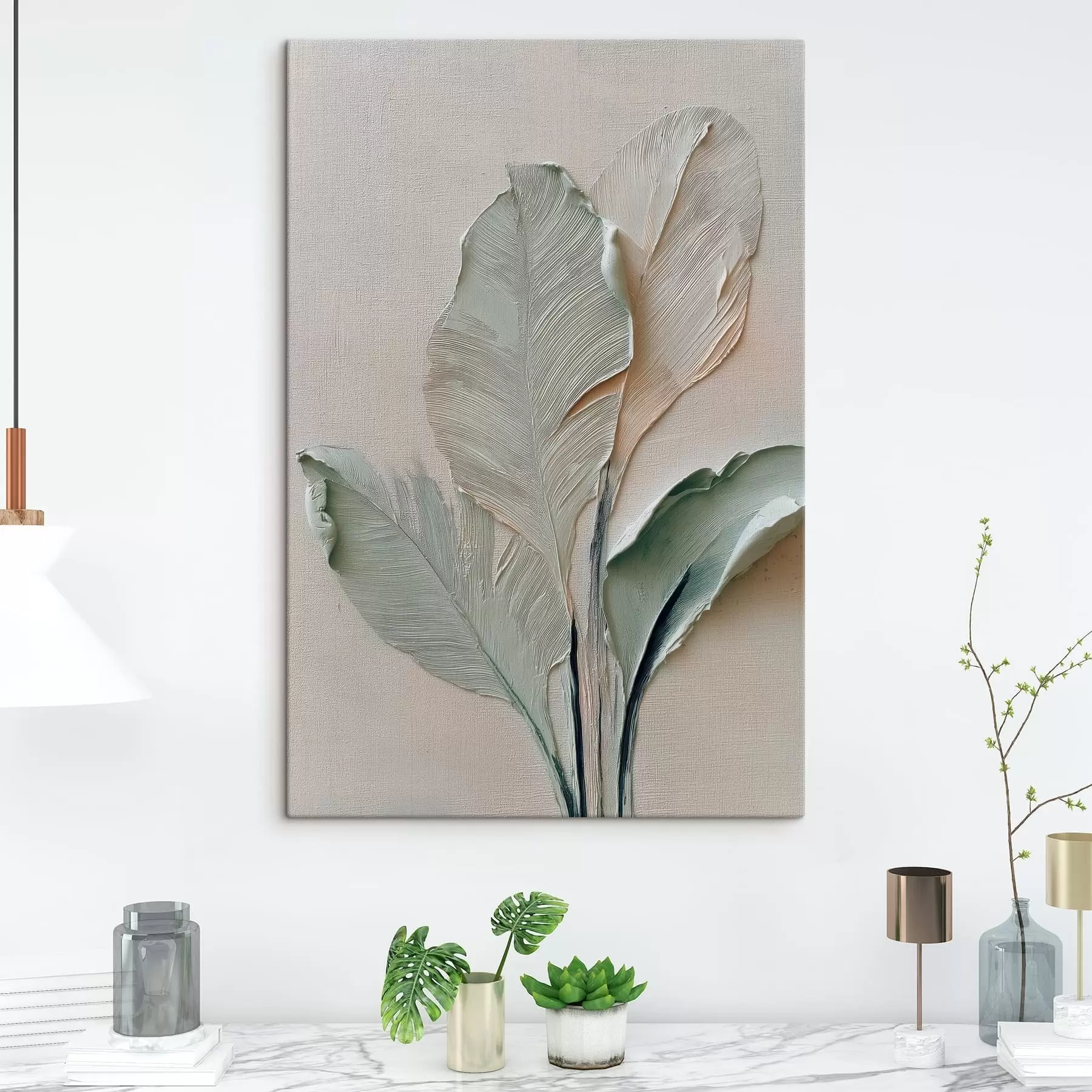 Fototapety Abstraktné listy s48130