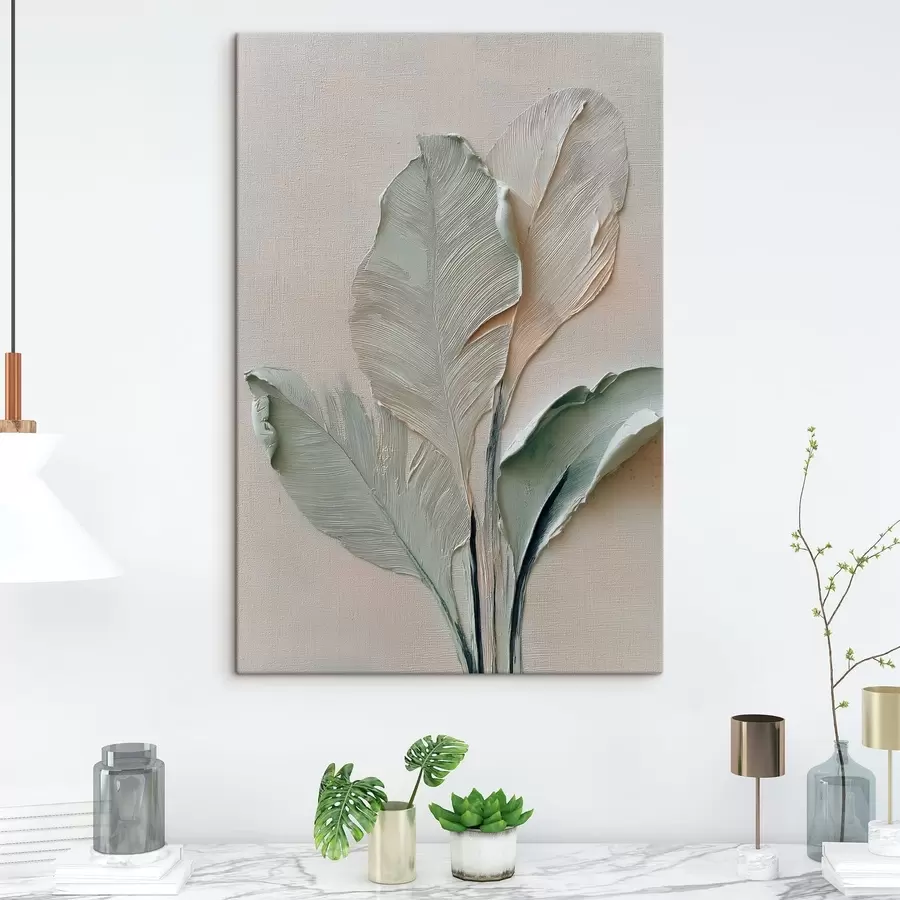 Obraz Abstraktné listy s48130