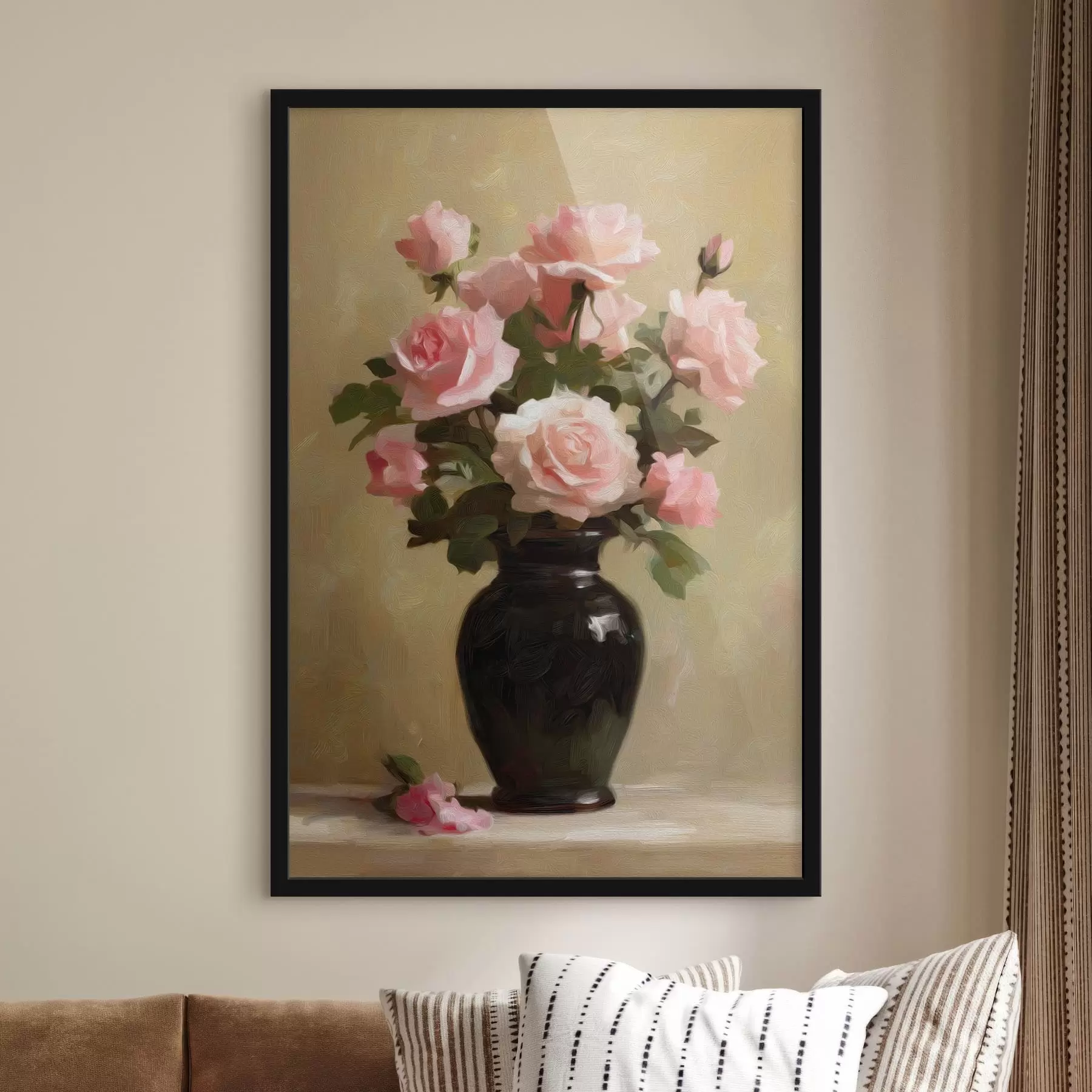 Fototapety Váza s ružami f48125