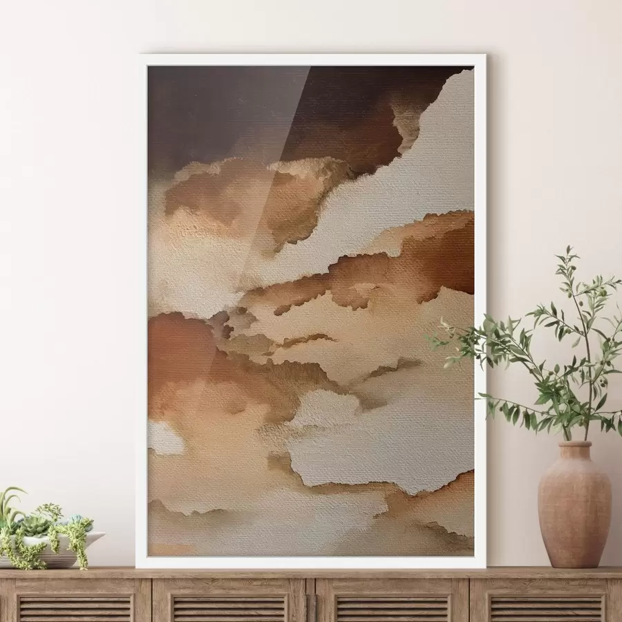 Fototapety abstraktná vrstvená akvarelová kompozícia f48070