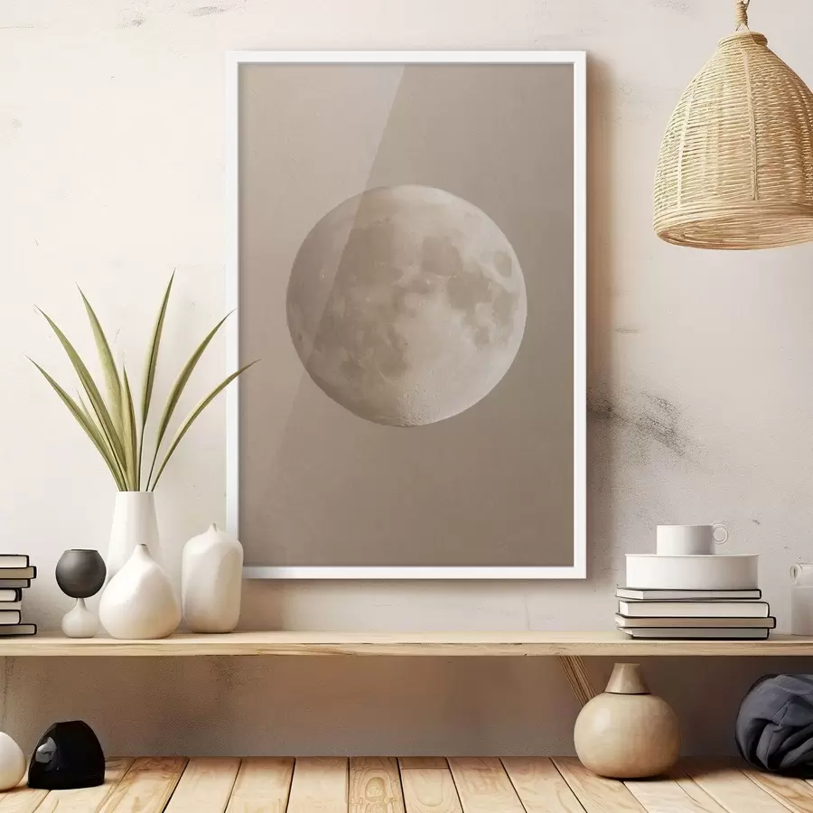 Fototapety minimálny ubúdajúci mesiac f48115