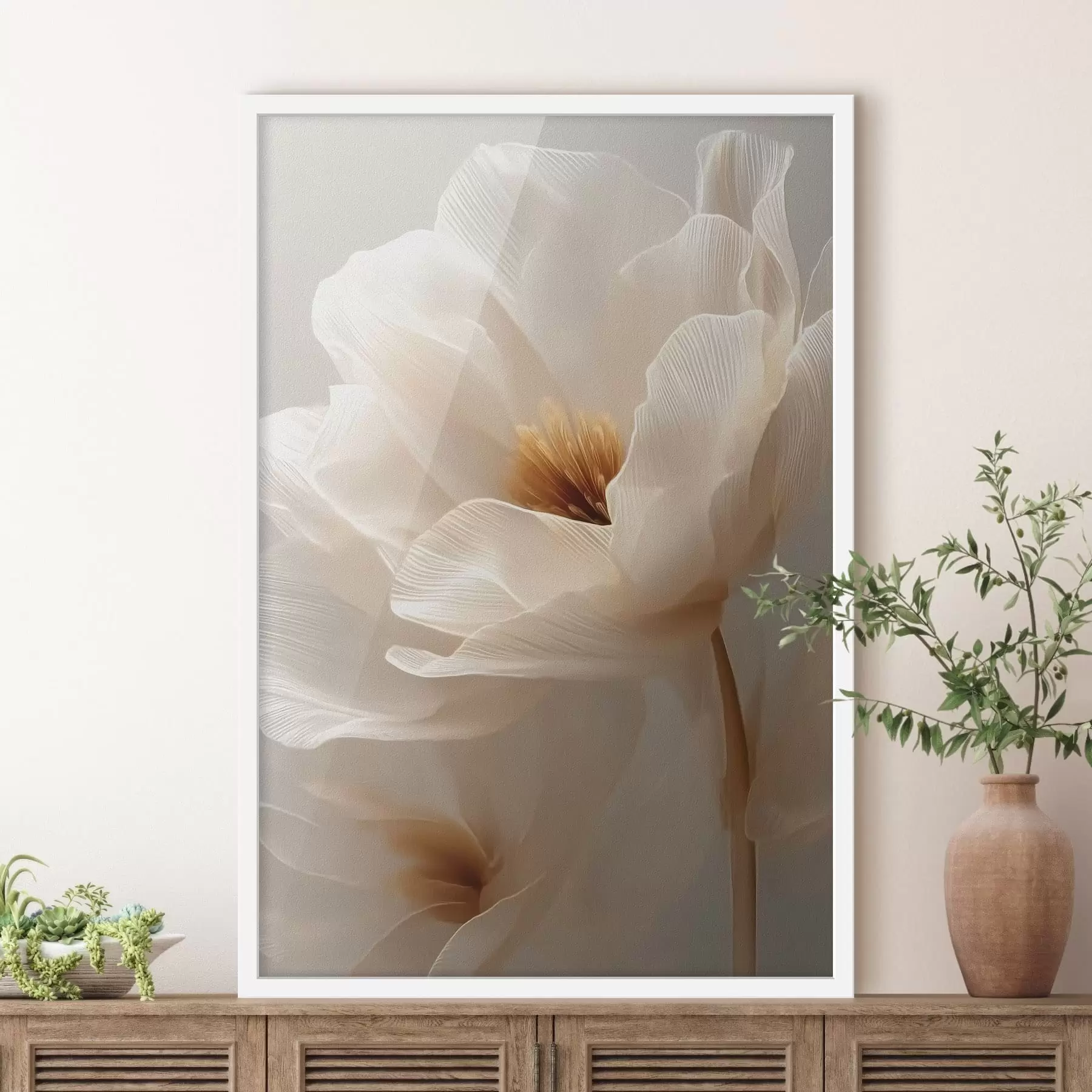 Fototapety makro kvetinová kompozícia v teplých  tónoch f48121