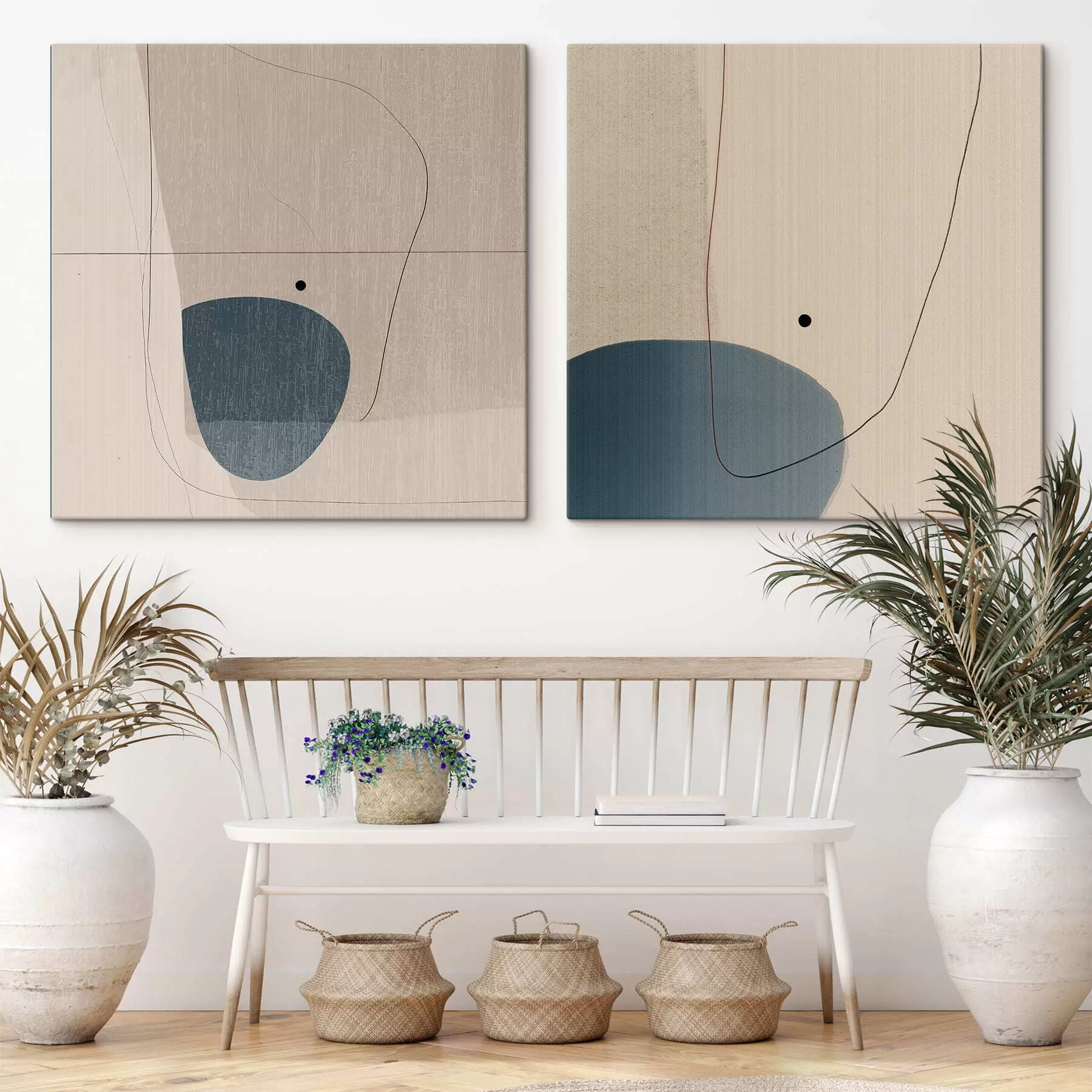 Obraz Minimalistický abstraktný obraz s čiarou m30082