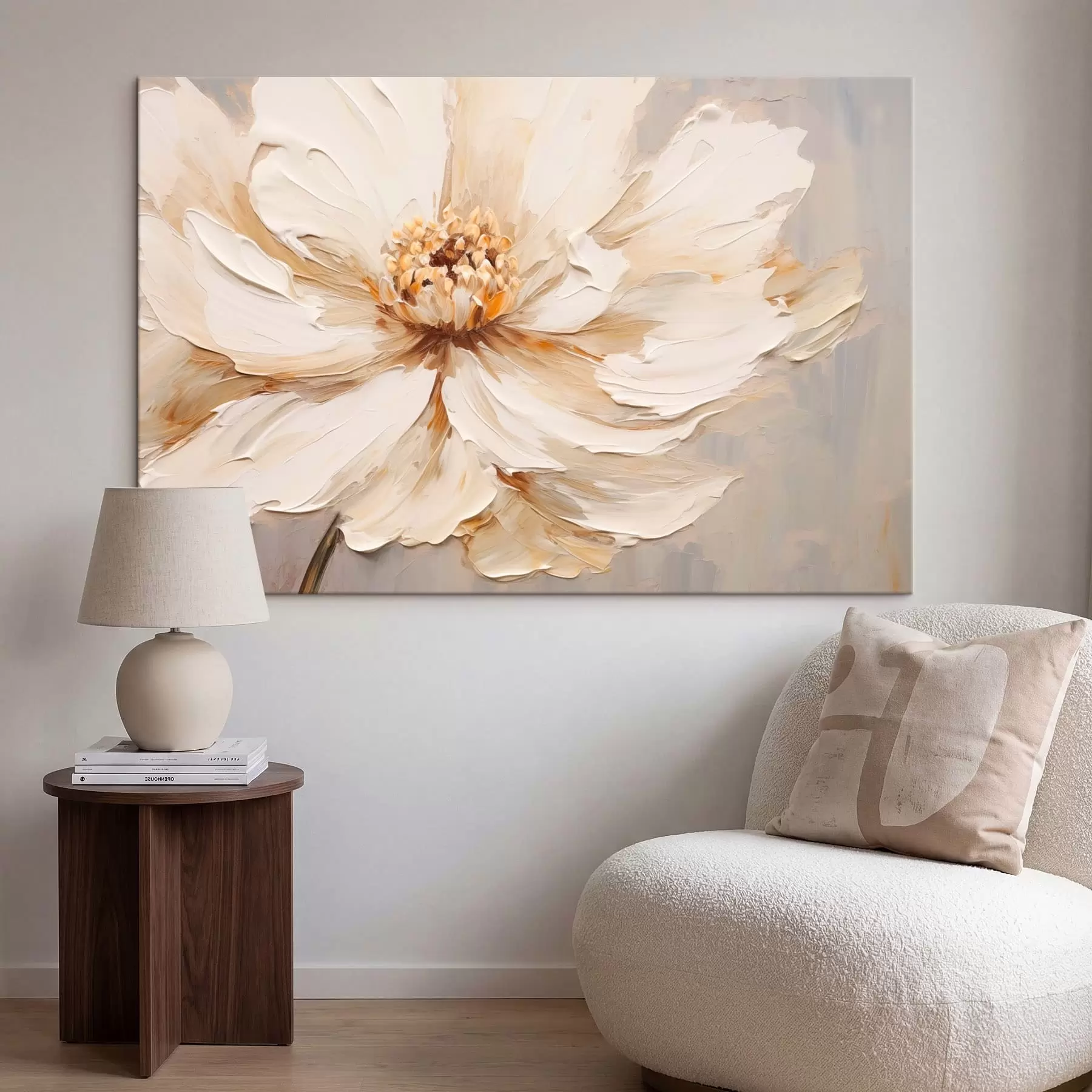 Obraz Detail kvetu s jemnou textúrou s48092