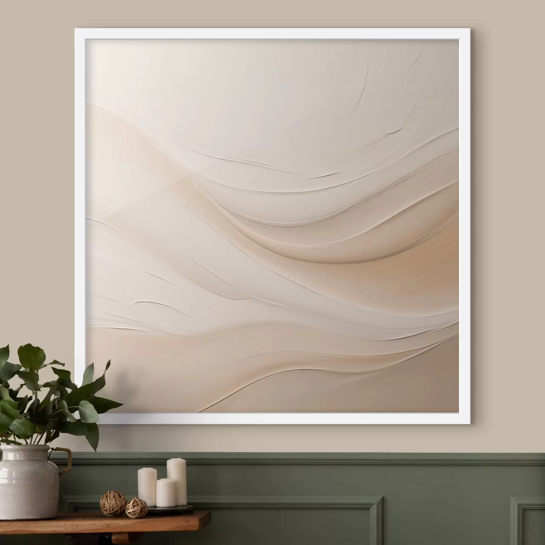 Fototapety Minimálny svetlý vlnitý vzor f48097