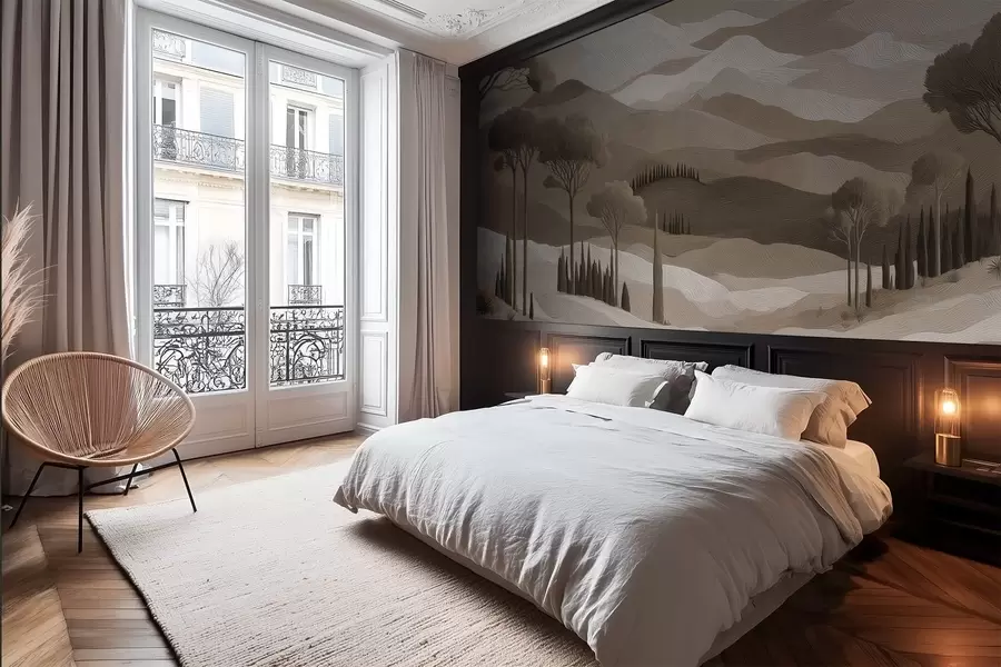 Fototapety Krajina v štýle olejomaľby w05258v1