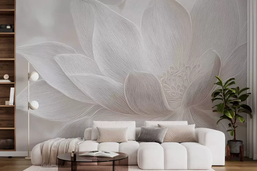 Fototapety Abstraktné vlny v svetlo béžových odtieňoch w05266