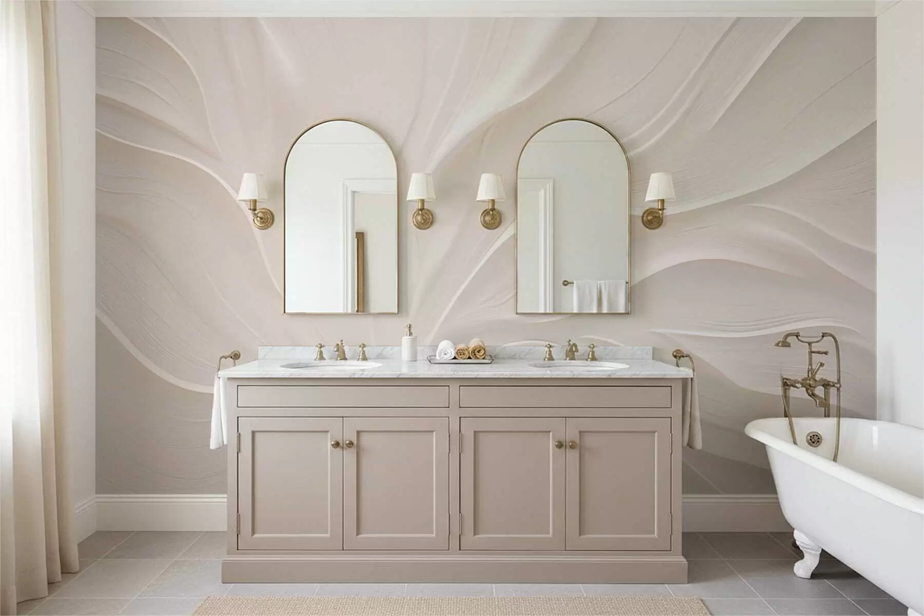 Fototapety Jemné priehľadné listy na vetve w05267