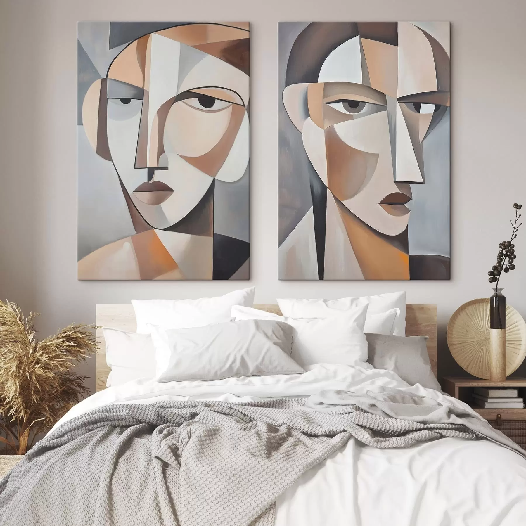 Obraz Moderné kubistické portréty  m30065