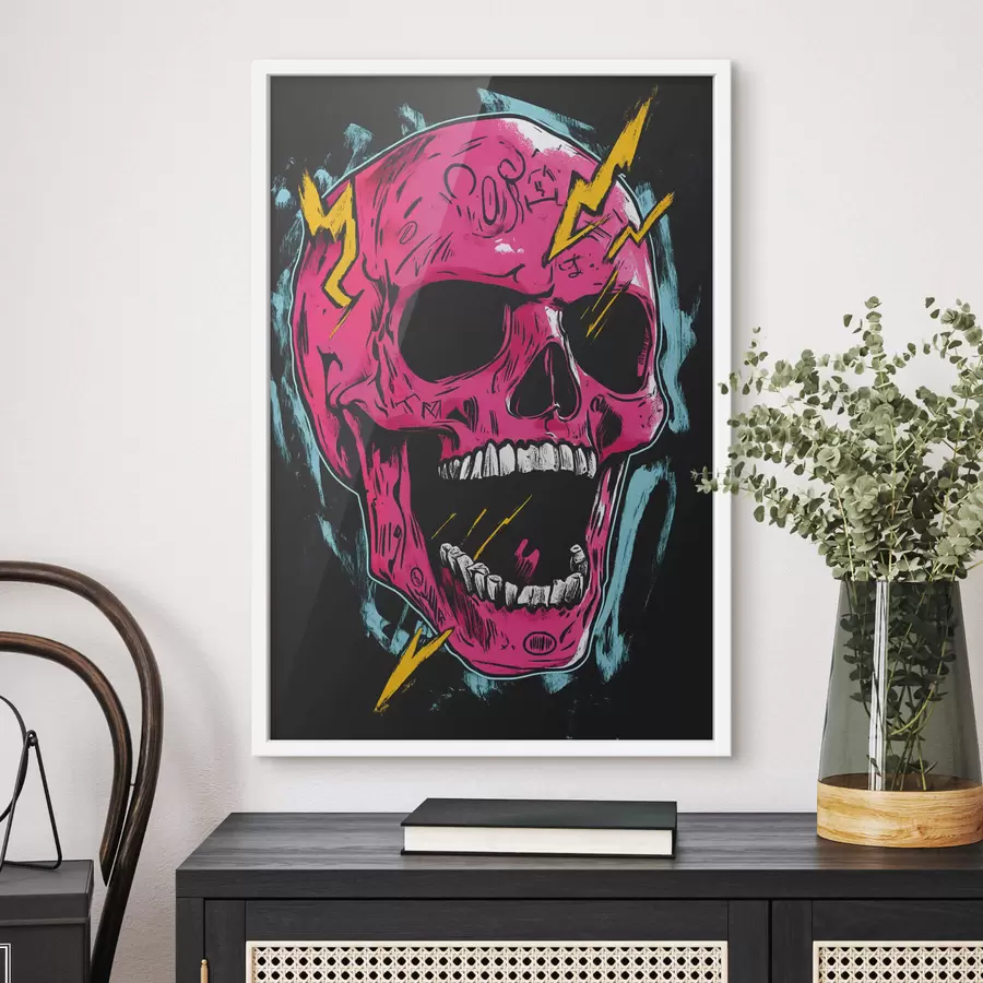 Fototapety Abstraktná lebka f47780