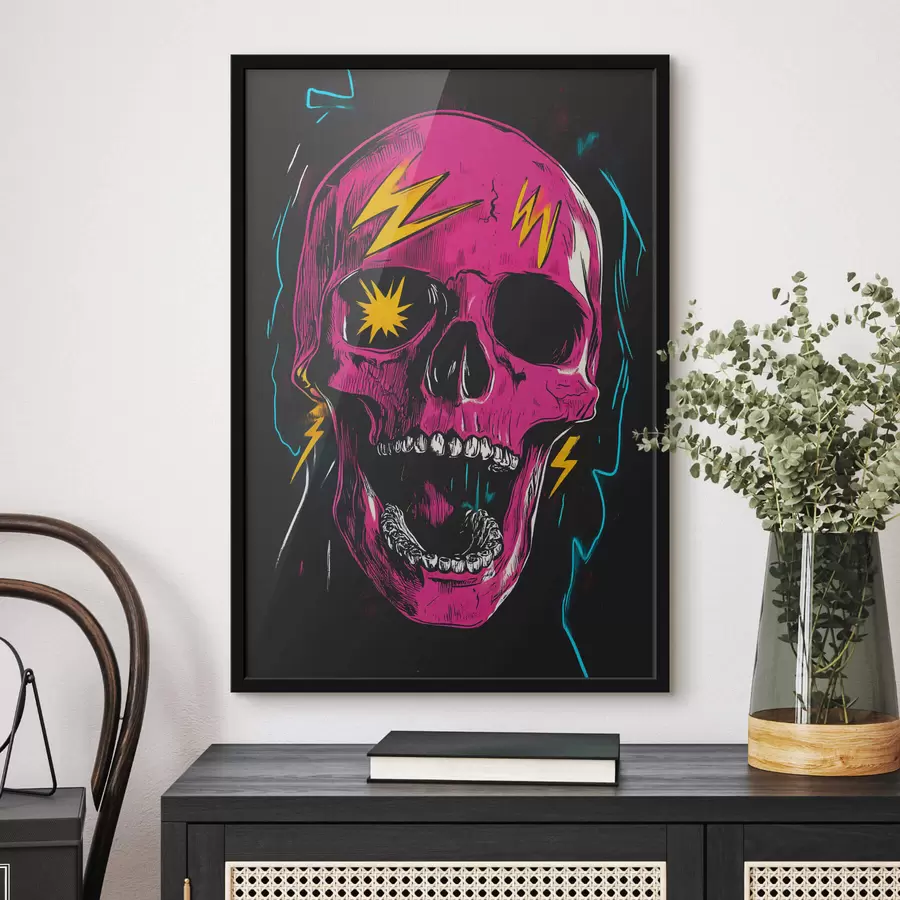 Fototapety Abstraktná lebka f47781