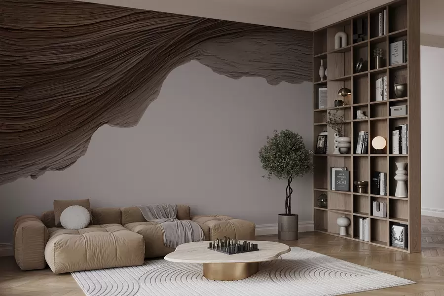 Fototapety Drevený reliéf w05273