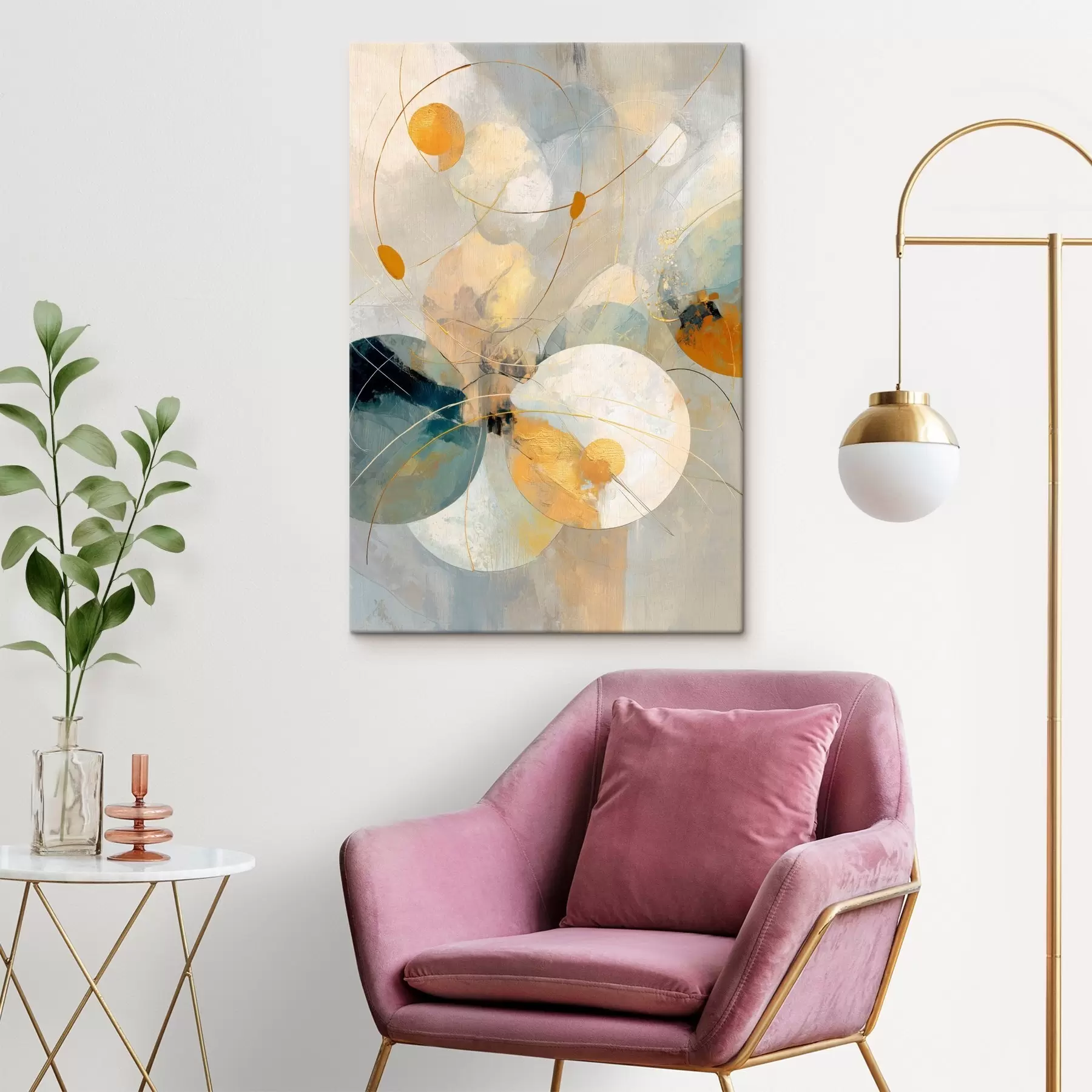 Obraz Zloženie priehľadných gúľ a textúrovaných bodiek s47985