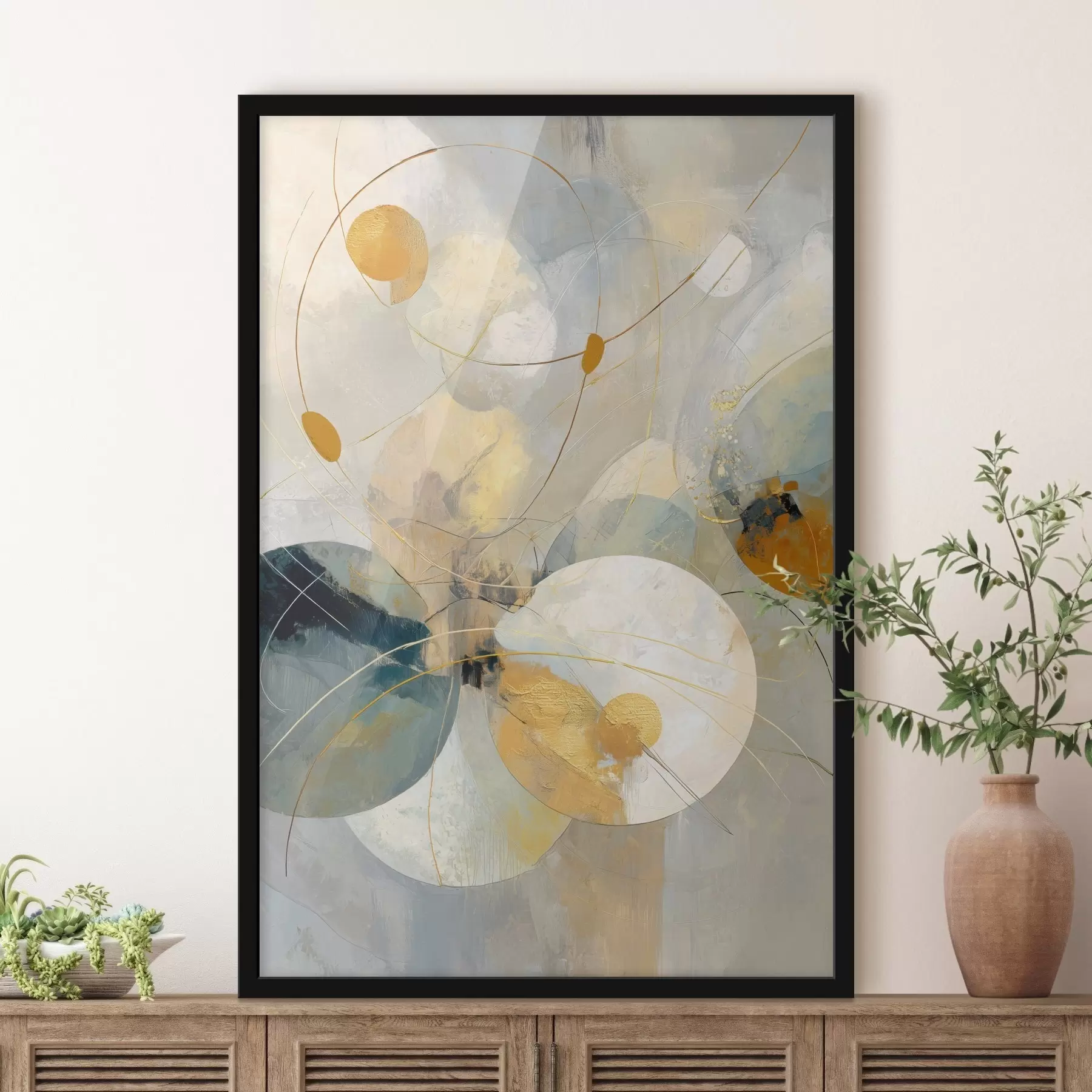 Fototapety Zloženie priehľadných gúľ a textúrovaných bodiek f47985